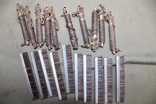 US Military WW1 WW2 Rope Pull Thru Bore Cleaning with Brush Remington 03-A3 3006