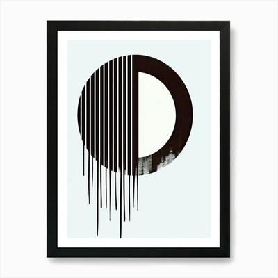 Dakar Essential Geometry Minimalist Framed Wall Art Poster Canvas Print Picture