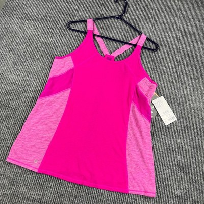 Athleta Runlight Singlet Tank Top Shirt Womens Large Purple Sleeveless New