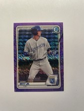 2020 BOWMAN CHROME - BOBBY WITT JR. #BCP-160 - PURPLE SHIMMER REFRACTOR