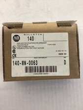 ALLEN BRADLEY MOTOR STARTER/CIRC. BREAKER 140-MN-0063 SER. D H-082
