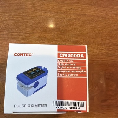 Contec Pulse Oximeter CMS50DA Small, High Accuracy, Digital, easy To use