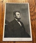 Civil War Era CDV President Abraham Lincoln