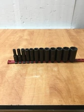 Matco SBDP126V 12 pc 3/8" DRIVE SAE 6pt ADV DEEP IMPACT SOCKET SET 5/16 to 1"