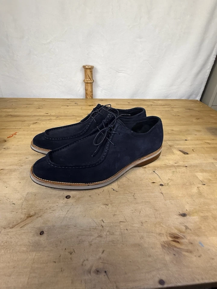 Ermenegildo Zegna Suede Lace up shoes Size 12 - Image 2 of 4