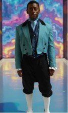 Men's Blue Wool Regency Tailcoat, 19th Century British Tailcoat, Historical Coat