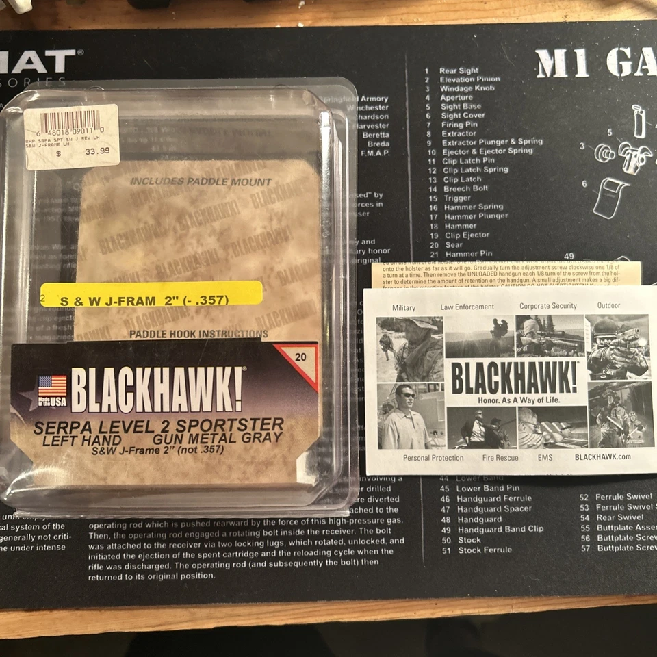 BLACKHAWK SERPA CONCEALMENT HOLSTER S&W J FRAME BLACK-LEFT HANDED 413520BK-L - Image 3 of 4