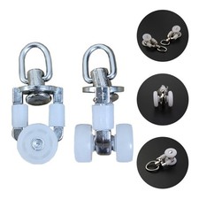 8 Pack Curtain Track Rollers Heavy Duty Gliders Pulley for Pergola Canopy System