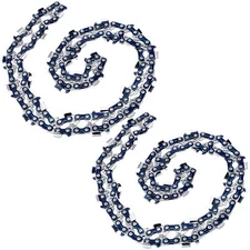 2PCS 18" inch Chainsaw Chain Blade 3/8" LP .050 62DL Full-Chisel 62 DL Chain