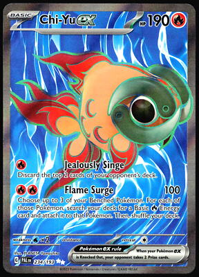 Chi-Yu ex SV02: Paldea Evolved #234/193 Ultra Rare Pokemon Chi-Yu ex SV02: Paldea Evolved #234/193 Ultra Rare Pokemon
