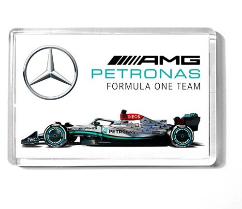 MERCEDES F1 racing car Formula 1 fridge magnet 7x4.5cm Hamilton, Russell - Picture 4 of 8