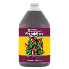 General Hydroponics FloraMicro 5-0-1, Use with FloraBloom FloraGro For A