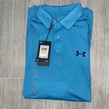 Men  s Under Armour Golf Playoff 3.0 UPF 40 Loose Fit Polo 1378677 Medium M NWT