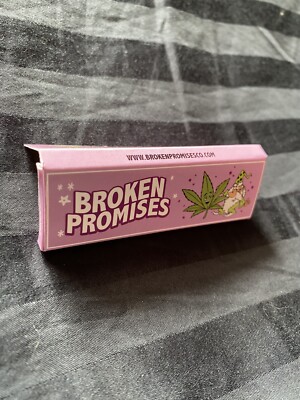RARE NEW Broken Promises Brand Rolling Papers Its Not The Same Without You