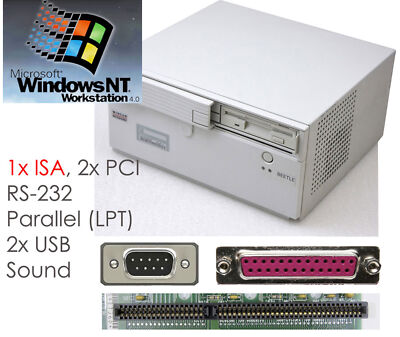 COMPUTER WINDOWS NT 4.0 SP6 WITH ISA RS-232 SERIAL LPT PARALLEL 1.44MB FLOPPY W35