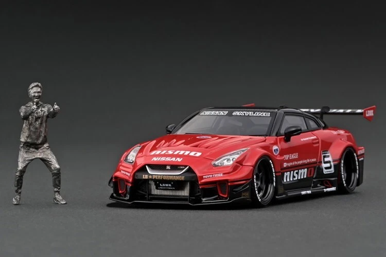IG 1:43 Scale LBWK Nissan GT-R R35 Nismo Resin Car Model With Kato