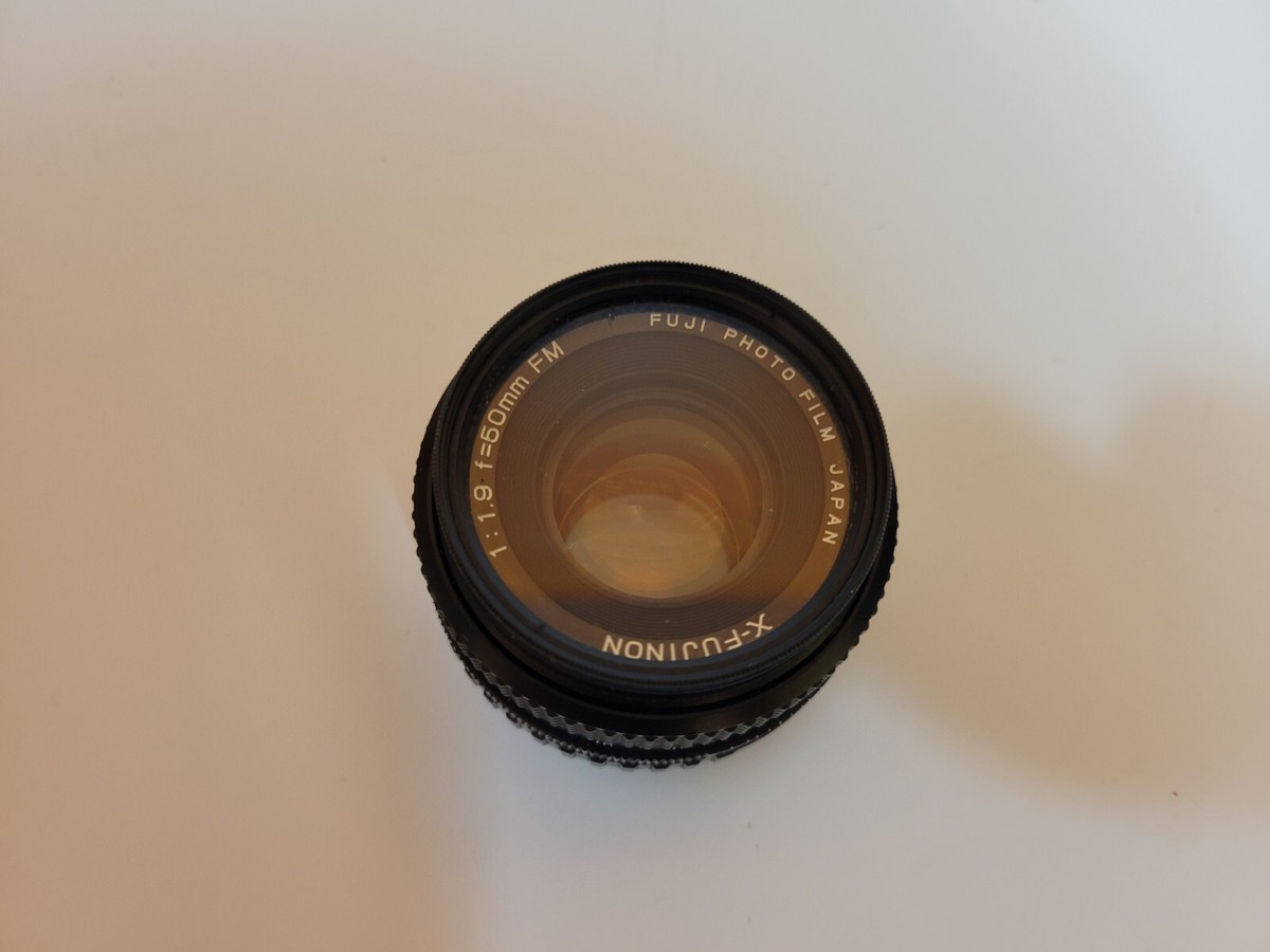 X-Fujinon 1:1.9 f=50mm FM Fuji Camera Lens Photo Film Lens Made In