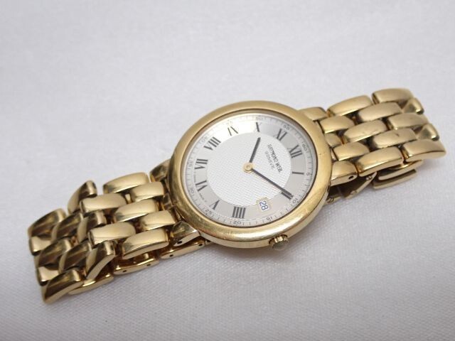 RAYMOND WEIL GENEVE 18K クォーツ腕時計 A2910 Vintage Raymond Weil Geneve 2910 Gold Plated Automatic