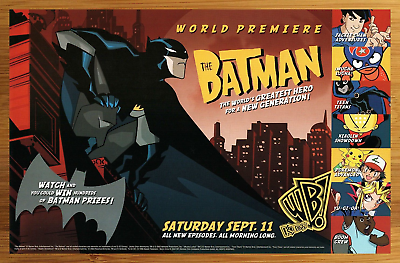 2004 The Batman TV Series Premiere Print Ad/Poster Pokemon 2004 The Batman TV Series Premiere Print Ad/Poster Pokemon