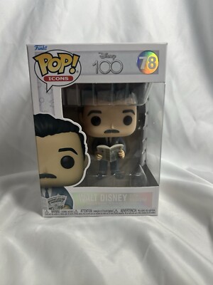 Funko POP! Icons Disney 100 Walt Disney with Magazine #78