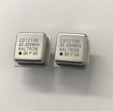Lot Of 2 Raltron C012100 40 MHz Crystal Oscillator