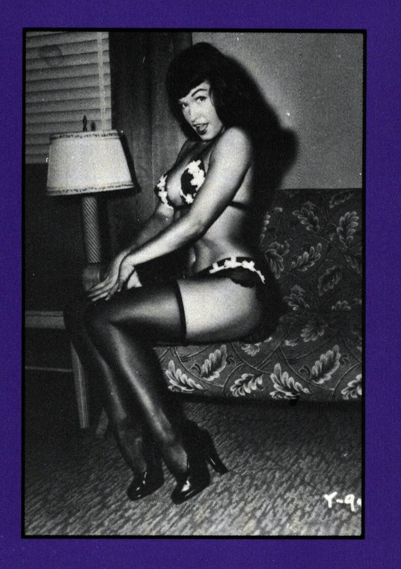 Betty/Bettie Page Vintage Erotic Pinup lingerie Trading Card | eBay