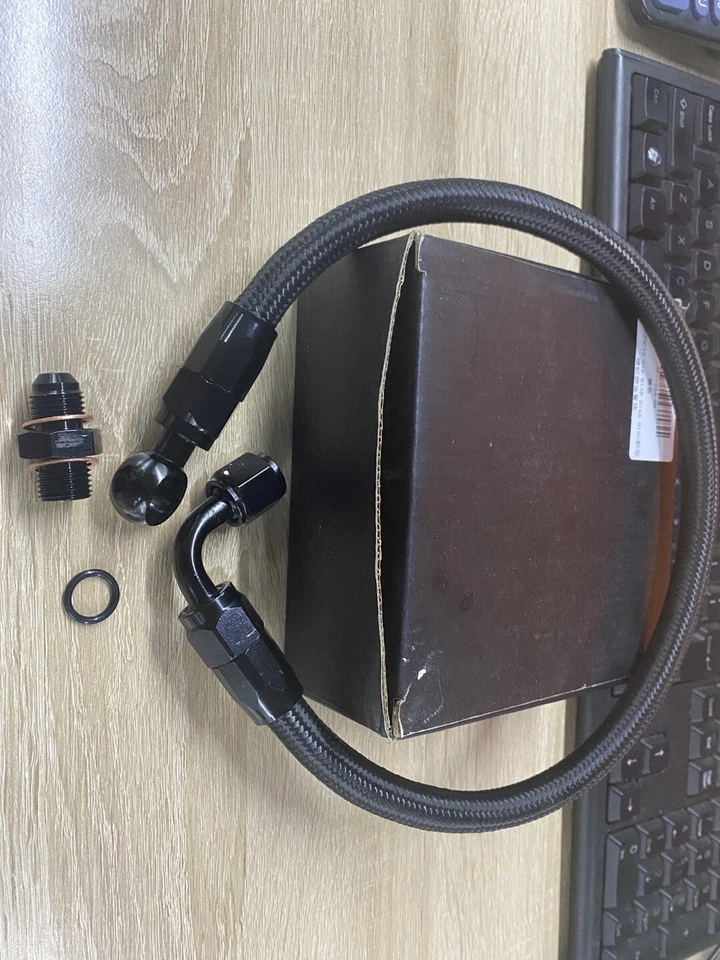 Línea de combustible trenzada para Honda Civic Acura Integra D15 D16 B16B B16A B18C EG EK DC2 Foto 4 de 4