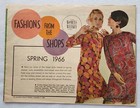 Australian Women's Weekly, Fashions From the Shops, 1966  lift out