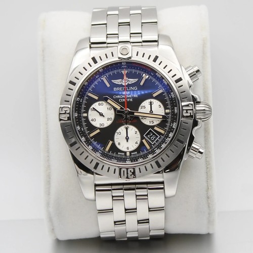 Breitling Chronomat 44 Airborne Steel Black Dial Men Watch AB0...