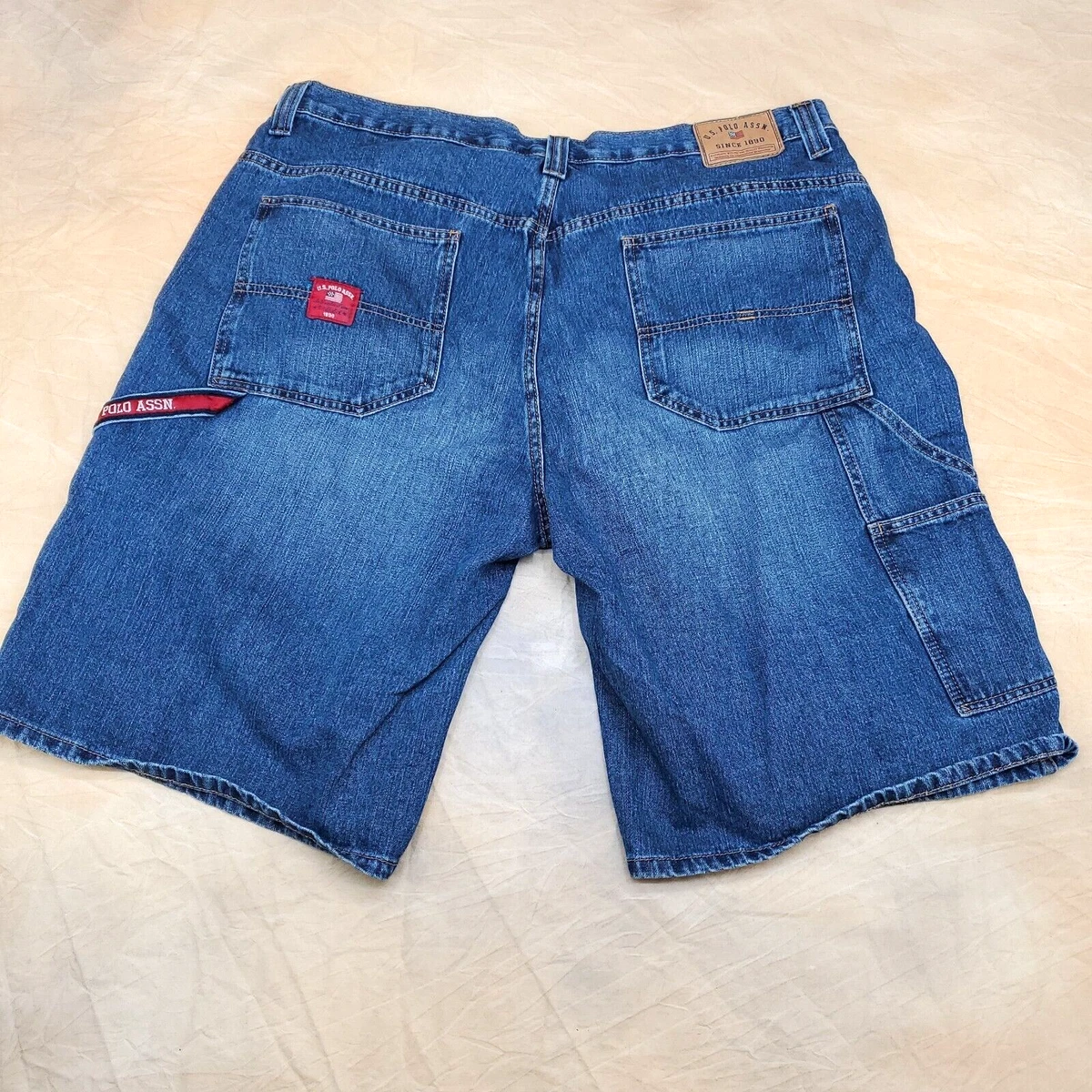 Louis Vuitton Denim Carpenter Shorts Blue Men's - US