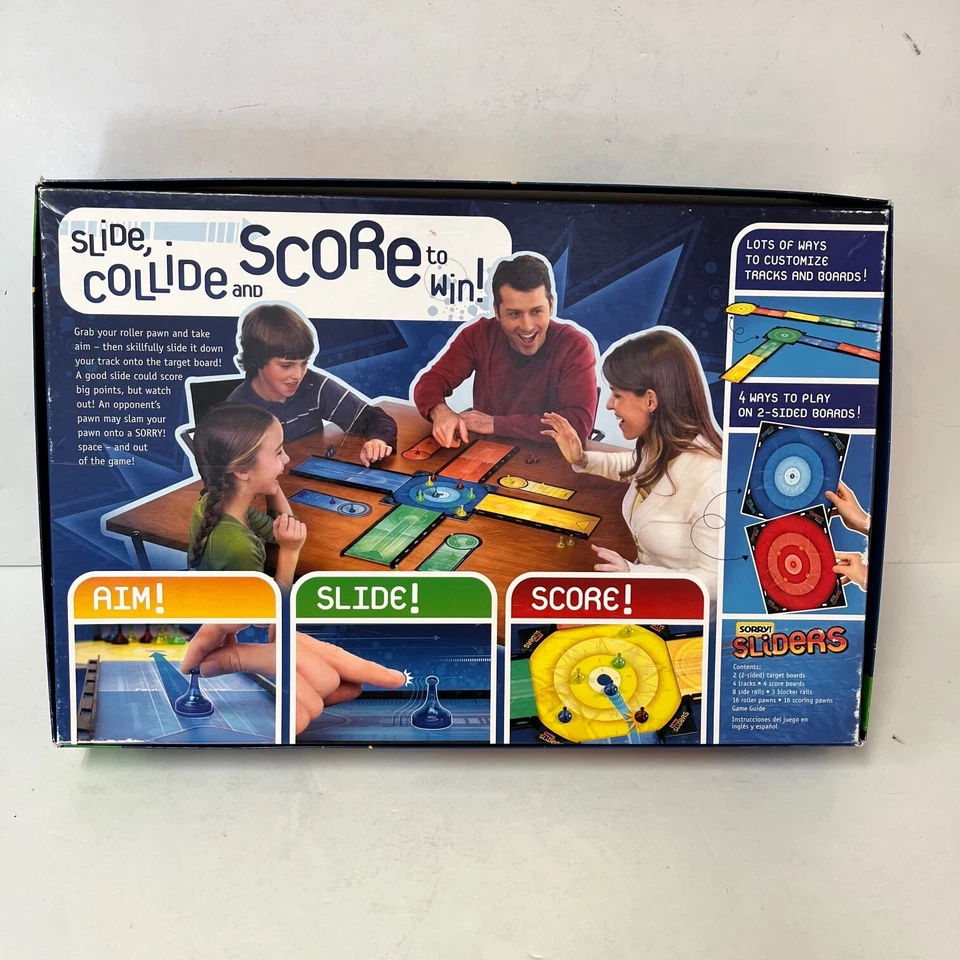 Sorry Sliders Board Game By Parker Brothers Fun Family Game Very Nice Condition - Image 3 of 4