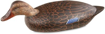 Wild Wings Shang Wheeler 6'' Hen Mallard Duck Decoration Mini Antique Decoy Resin
