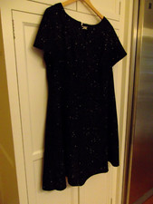 Alyx Sparkley Black Evening Dress 20W, EUC