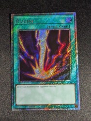Raigeki RA03-EN083 Platinum Secret Rare 1st Edition