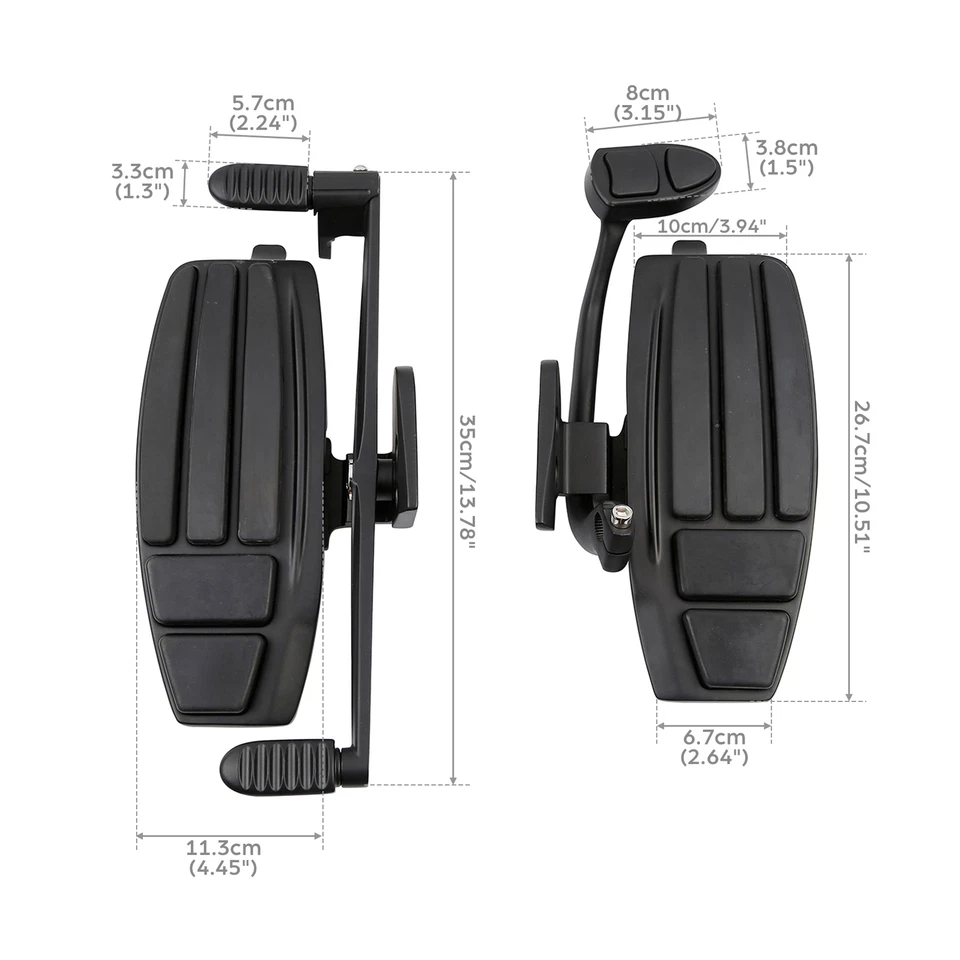 Pie de pie de conductor apto para Honda Goldwing GL1800 01-17 F6B Valkyrie EE. UU. Foto 2 de 4