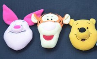 Winnie The Pooh Bear Tigger & Piglet Soft Toy Heads 3 Inch 9cm Crafts Sewing Winnie The Pooh Bear Tigger & Piglet Soft Toy Heads 3 Inch 9cm Crafts Sewing