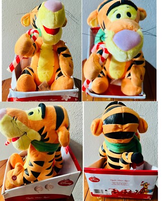 DISNEY VINTAGE WIGGLIN WINTER SINGING EAR WIGGLE TIGGER~RARE*-NEW OLD STOCK