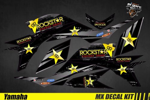 Kit Déco Quad pour / Atv Decal kit for Yamaha YFZ 450 - Rockstar Strip - Photo 1/1