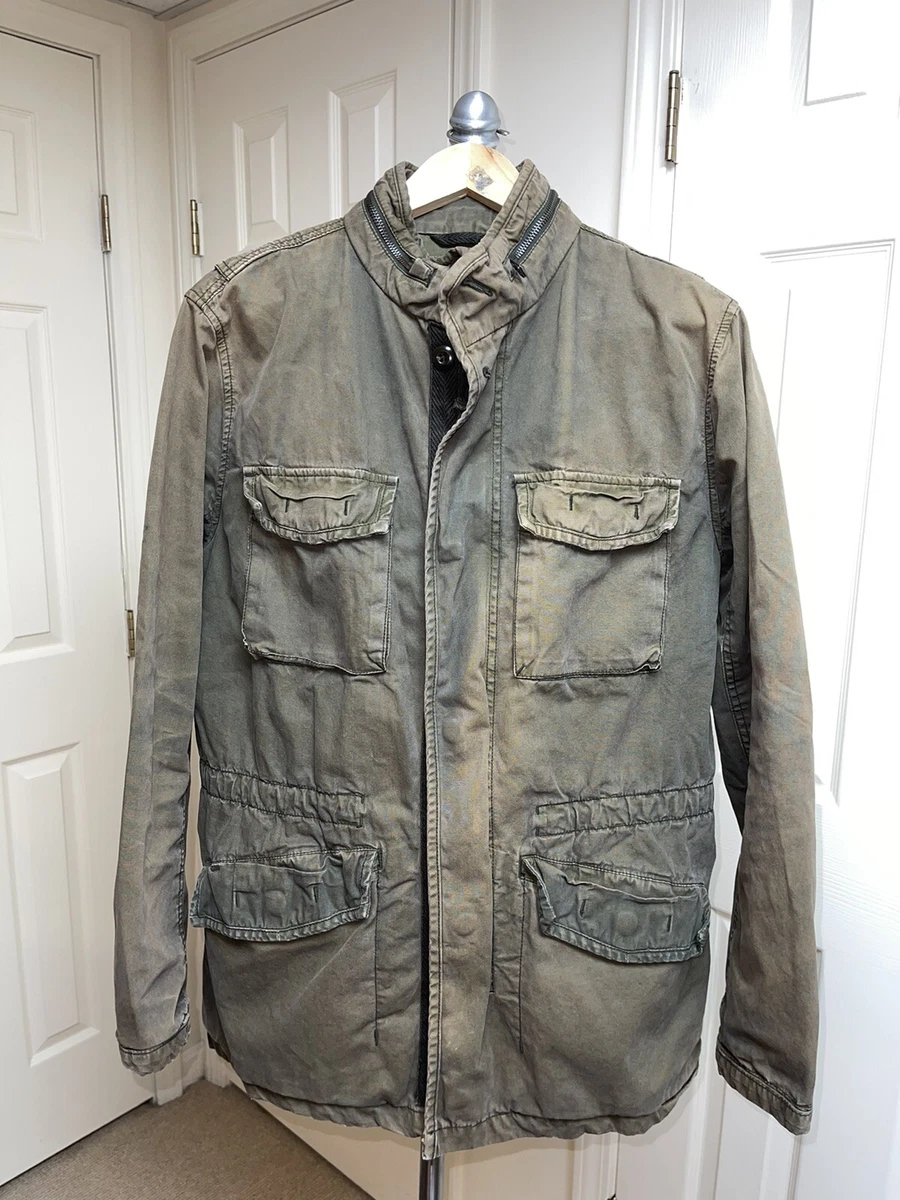 Grey field jacket mens sale