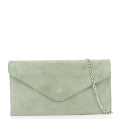Damen Echtleder Leder Umschlag Clutch Tasche Damen Abend Party Abschlussball Smart Bag