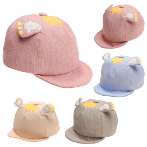 Baby Boys Girls Hat Peaked Hat Outdoor Sun Hat Kids 1-3t - Picture 1 of 21