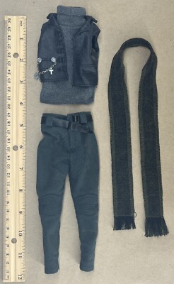 1/6 Sideshow 12'' figure Dracula Van Helsing Hugh Jackman pants vest scarf set