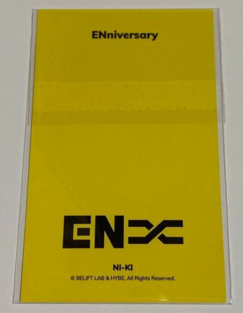 ENHYPEN NIKI 2023 ENniversary CARABINER Official Photocard