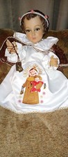 vestido para Nino Dios, baby Jesus clothes set Medida 35 cms virgen del Carmen