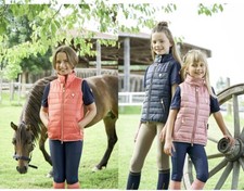 Gesteppte Weste für Kinder Bodywarmer 128/134  140/146 164/170 Reitweste T6