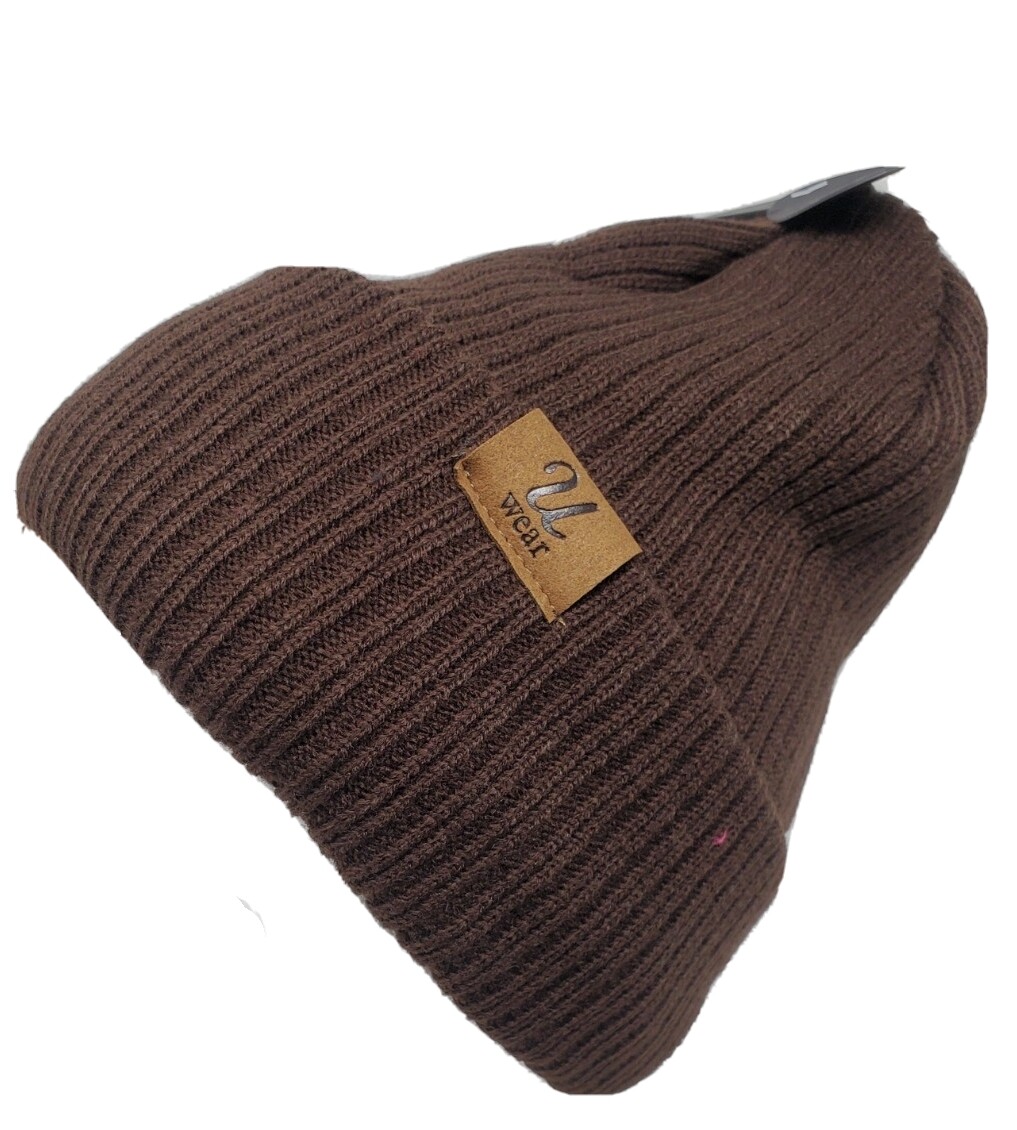 Winter Unisex Knitted Hat, Winter Double Layer Hat, Beanie, Color