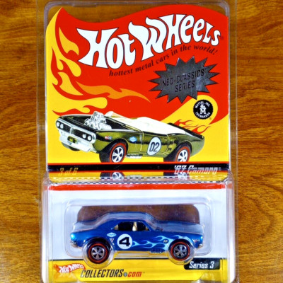 Hot Wheels RLC Neo-Classics '67 Camaro 8333/10500 Ice Blue Series