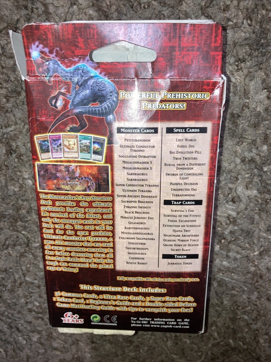 Yu-Gi-Oh! dinosmasher's fury structure deck (Reloaded) | eBay