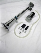 Chevy Gmc Pickup S10 12 Volt Chrome125 Db 15 Trumpet Air Horn Kit W Compressor