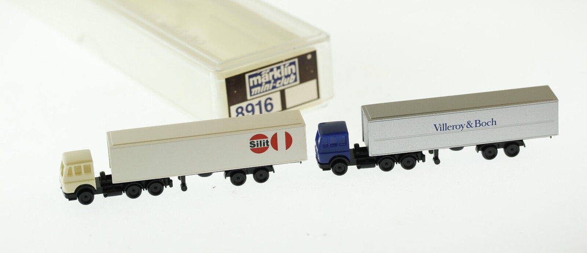 Märklín Mini-Club 8916 2 Freight Trucks Silit & Villeroy & Boch Z